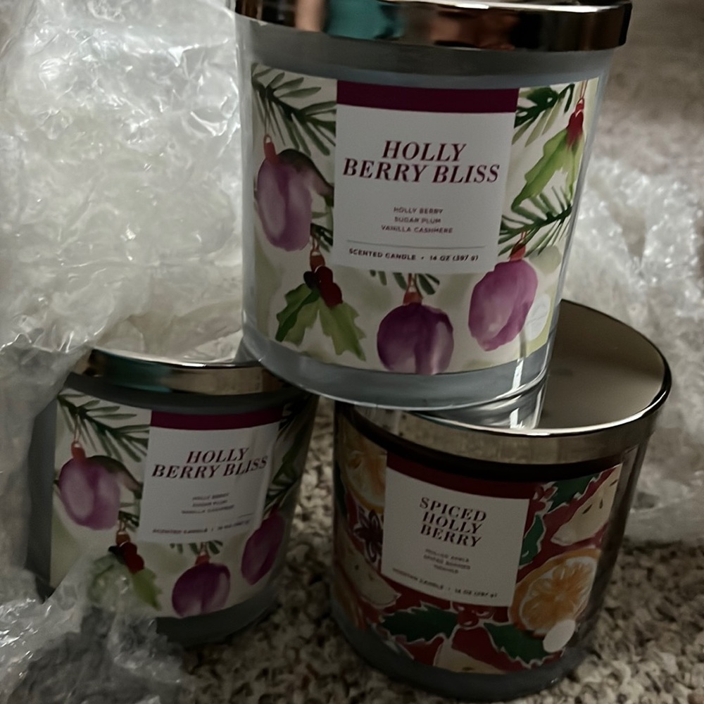 Kohls Sonoma 3 wick candles QTY 3